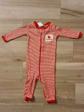 Gymboree Devil Striped Footed One-Piece Vintage Size 6-12 Months (J)